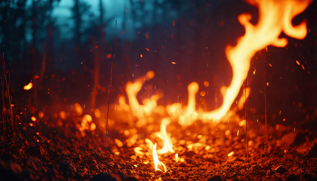 Die Geschichte von Flammen Pfad